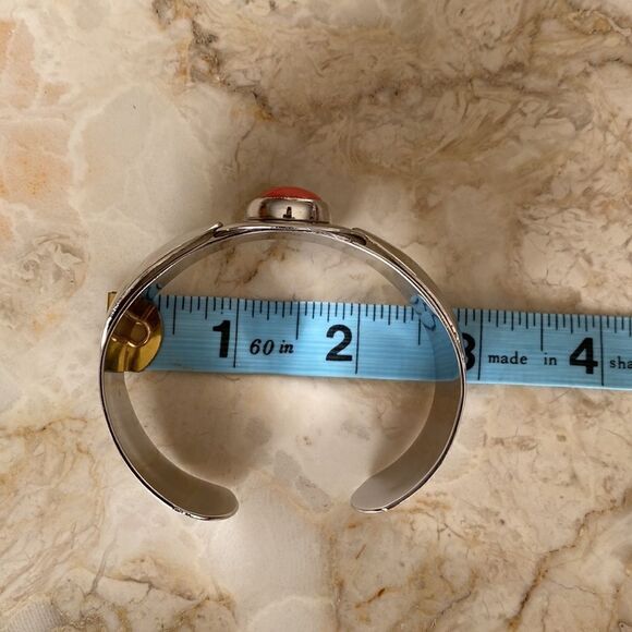 Stainless Steel Cuff Bracelets set of 2 - Picture 12 of 12